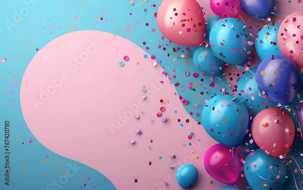 Fototapeta Subtle elegance: minimalist design greeting card background, offering premium quality and ample space for text