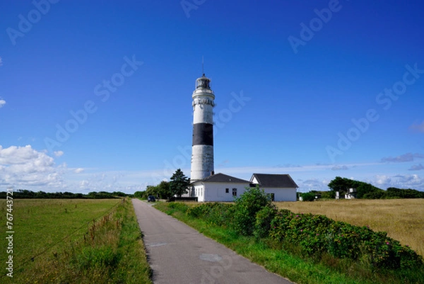 Fototapeta Sylt, Leuchtturm Kampen Nordsee
