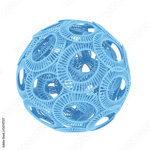 Fototapeta Coccolithophoriden - renderowanie 3D