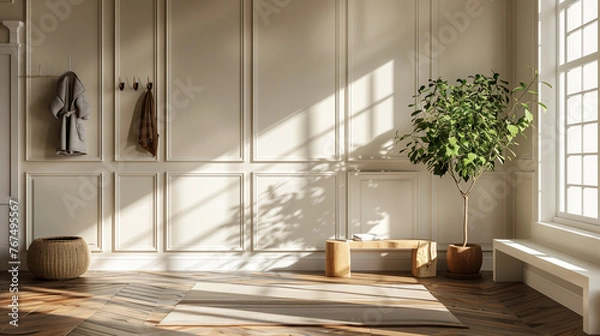 Fototapeta Organized Entryway: Declutter in Style