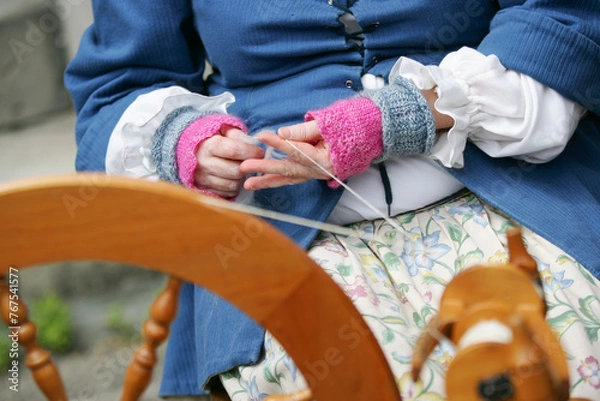 Fototapeta spindle reproduction