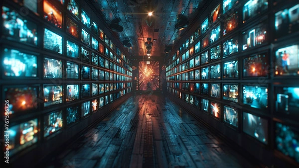 Obraz ビデオウォール 監視カメラ