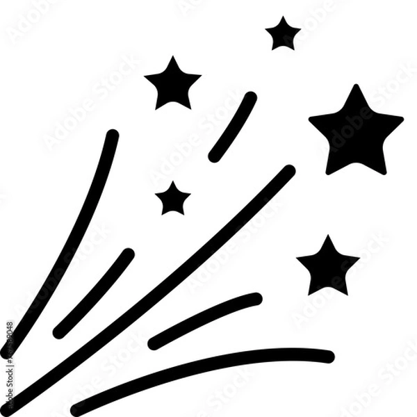 Fototapeta Celebration Solid Icon Design Vector Ramadan