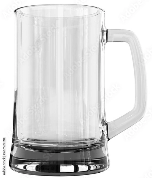 Fototapeta 3D Empty Beer Mug Illustration