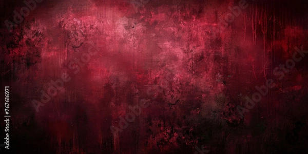 Fototapeta red background, red grunge texture background for poster, Dark Red Stucco Wall Background. Valentines ,Christmas	banner
