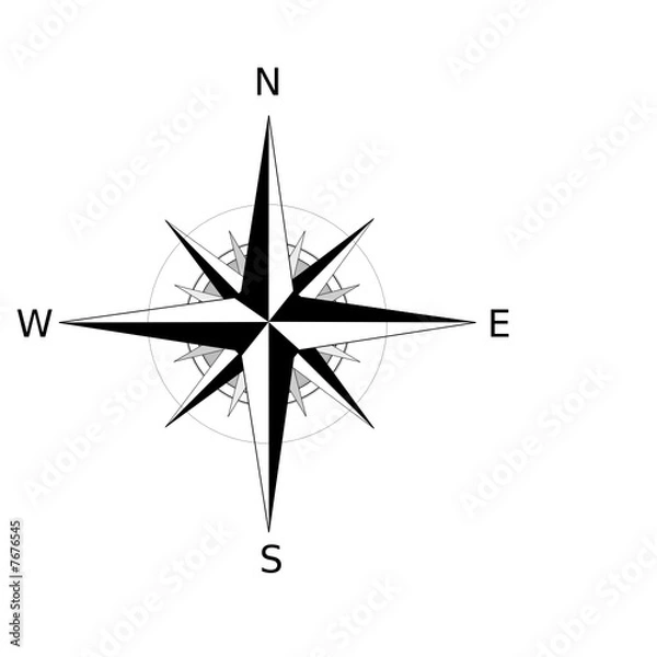 Obraz rose des vents