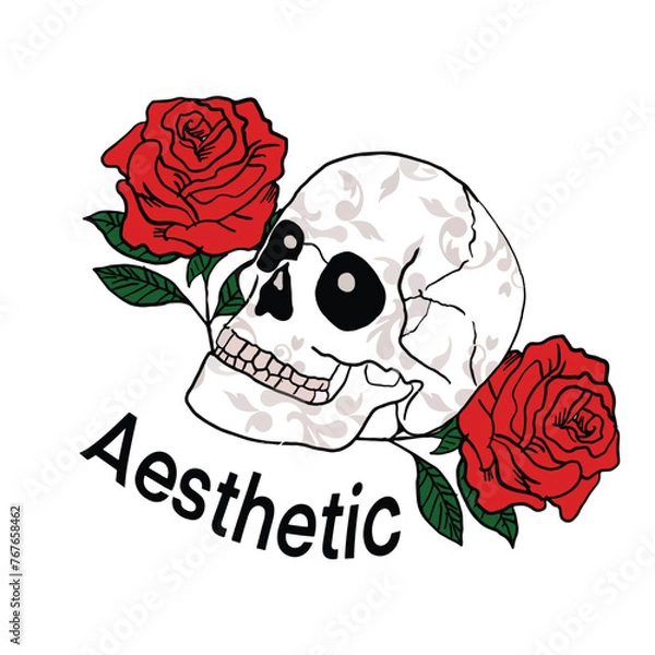 Fototapeta skull head 