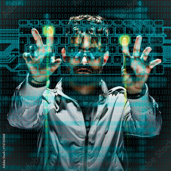 Fototapeta Futuristic interface 2