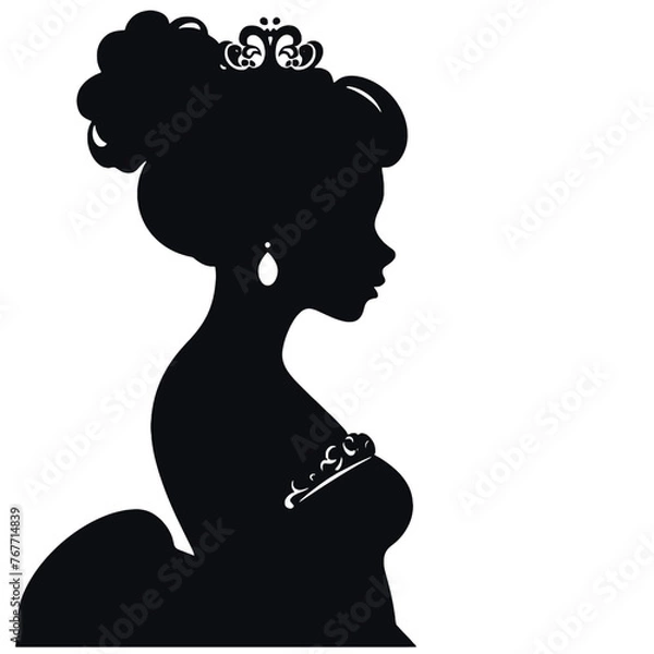 Obraz princess  silhouette