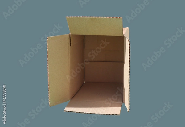Obraz Cheap cardboard box.