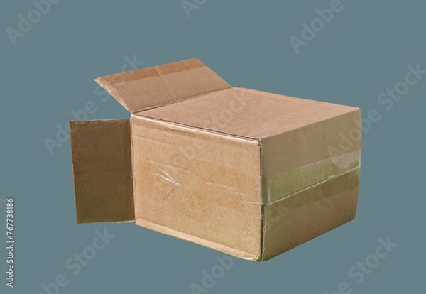 Obraz Cheap cardboard box.