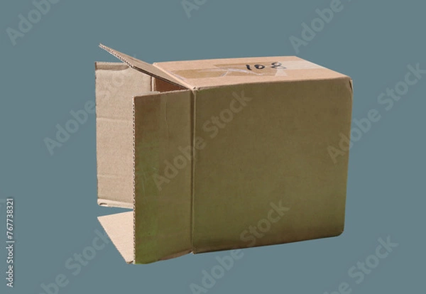 Obraz Cheap cardboard box.