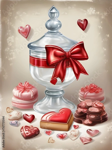 Fototapeta valentines day background