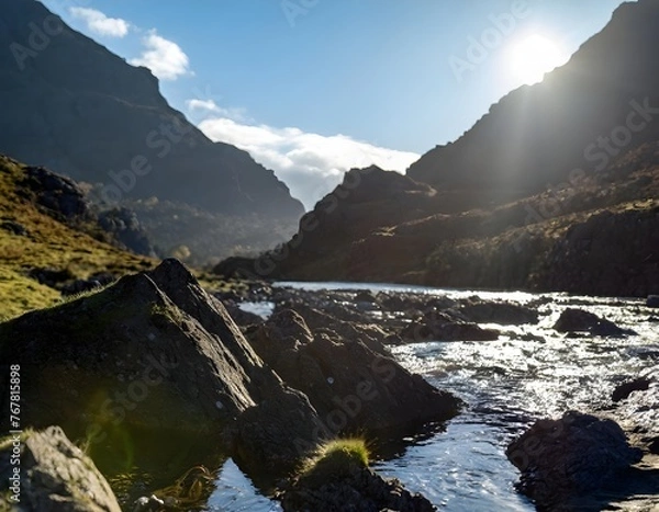 Obraz mountain river in the mountains