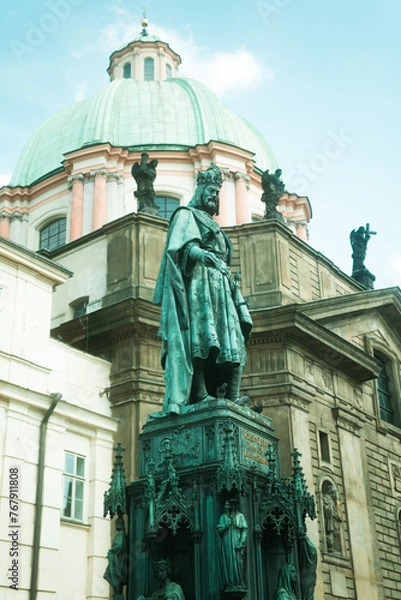 Fototapeta Statue Prag