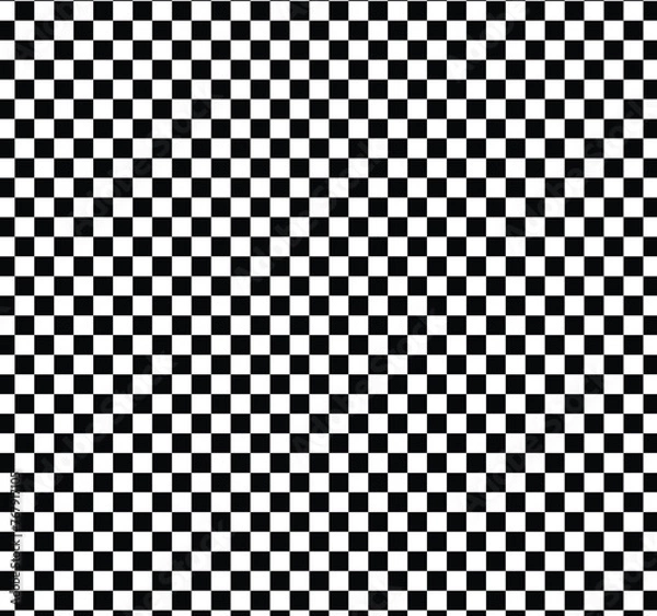 Obraz Seamless transparent pattern background, vector checkerboard simulation alpha channel png transparency texture. White and black checkered pattern. Empty template