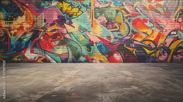 Obraz graffiti on the wall