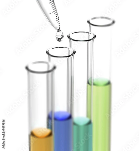 Fototapeta test-tubes