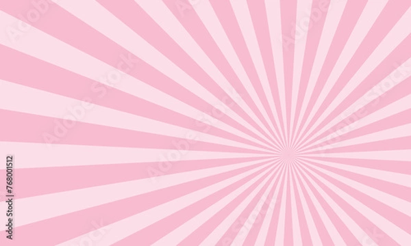 Fototapeta pink background with rays