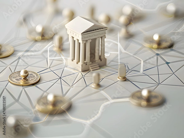 Fototapeta central bank