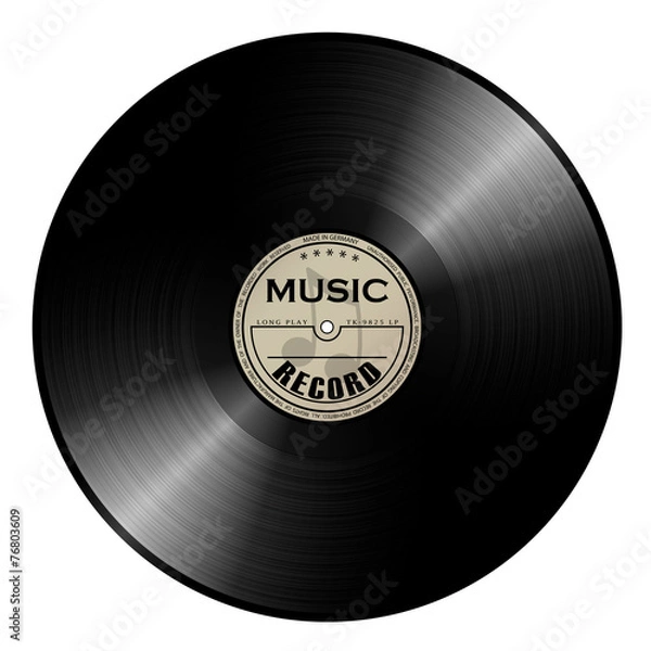 Obraz Schallplatte, Vinyl, Schellack, Vinylscheibe, Scheibe, Platte