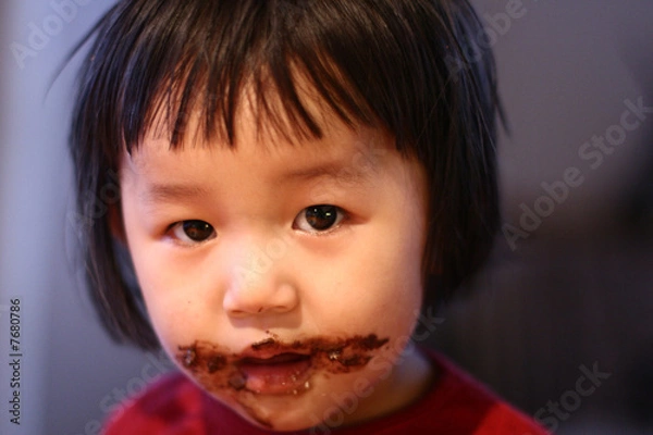 Fototapeta chocolate eater