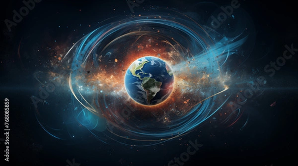 Fototapeta planet in space