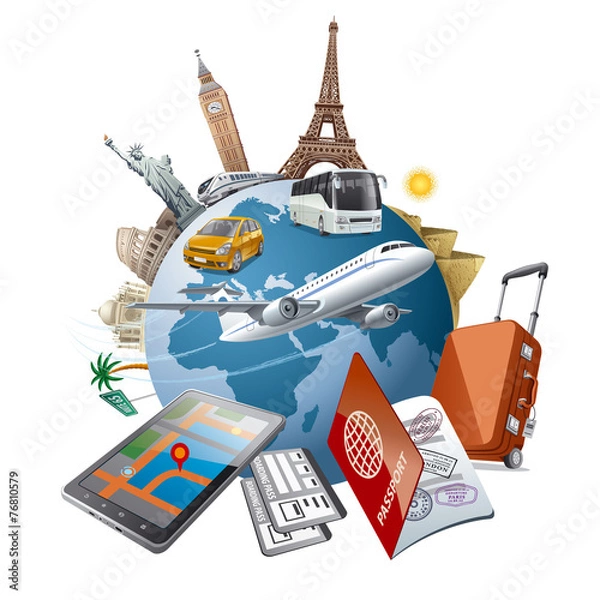 Obraz Światowa trasa