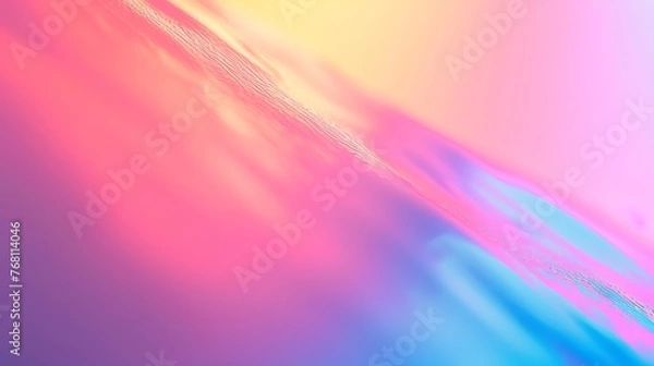 Fototapeta Colorful abstract background. The image has a smooth, liquid-like texture with vibrant shades of pink, blue, and yellow.