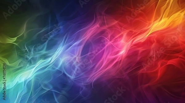 Fototapeta Abstract background with colorful smoke.