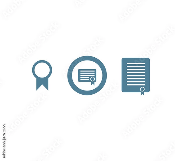 Fototapeta Сертификат, диплом, образоввание