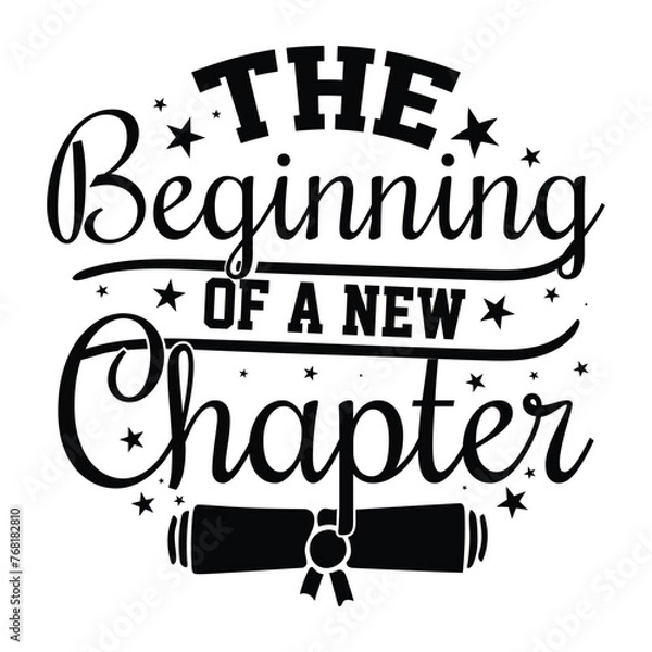 Obraz the beginning of a new chapter