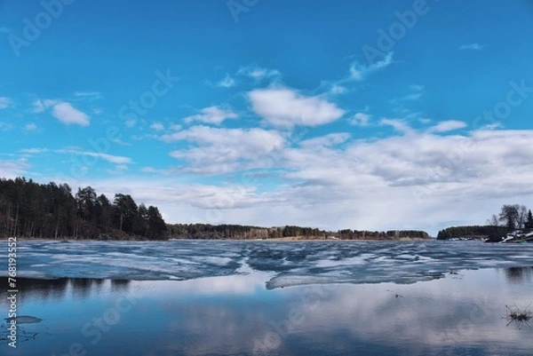 Obraz lake and sky