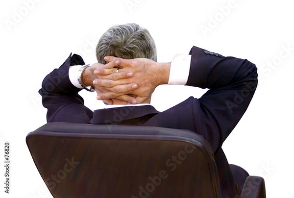 Fototapeta Businessman relaksujący