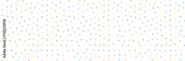 Obraz Summer Dots Outline - Seamless Repeat Dot Pattern - Medium.