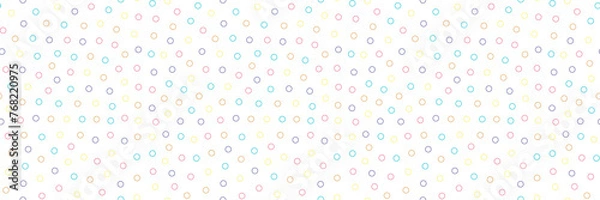 Obraz Summer Dots Outline - Seamless Repeat Dot Pattern - Large.