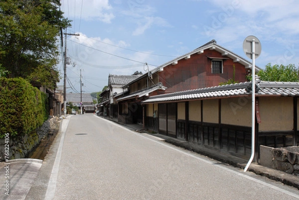 Fototapeta 比叡山里坊　坂本の街並み　滋賀県大津市坂本