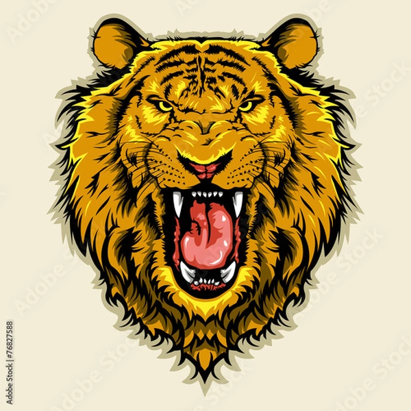 Obraz Gniew Lion Head