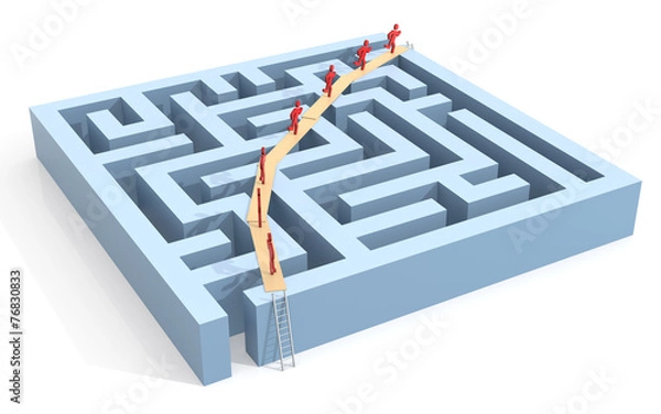 Fototapeta Finding a Solution