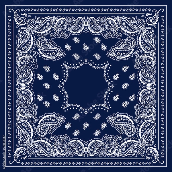Obraz Niebieska Bandana
