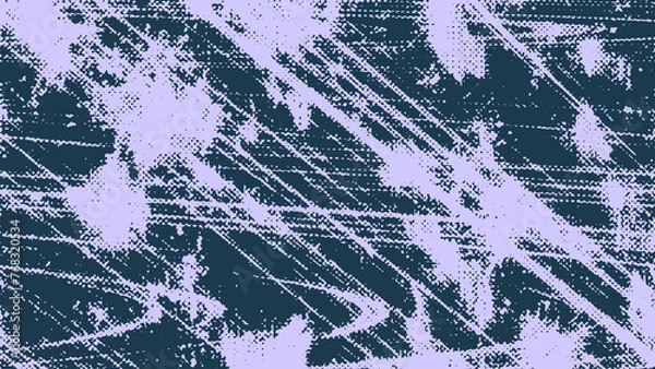 Fototapeta Abstract halftone grunge texture background image.
