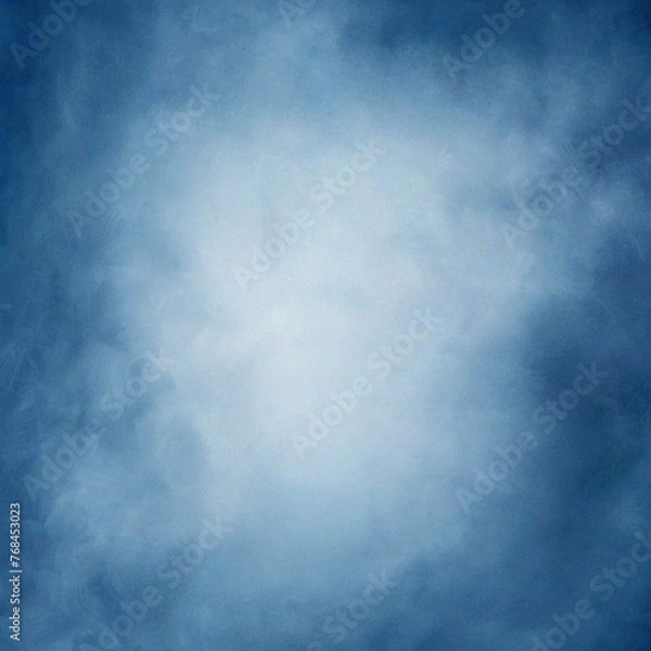 Obraz Yearbook background, Classic blue photography studio portrait background for headshots and portraiture photos and more.