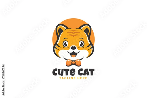 Obraz Cat Logo Vector Design Template