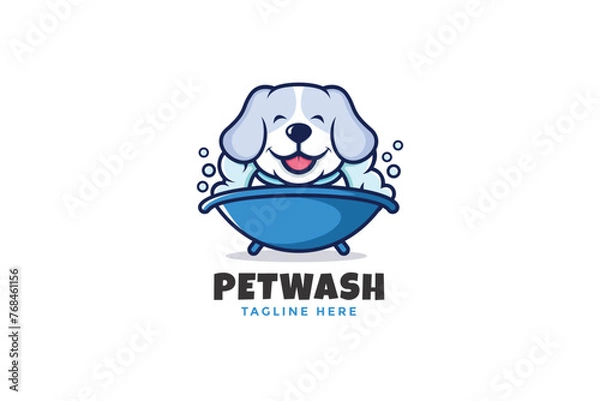 Obraz Petwash Logo Vector Design Template
