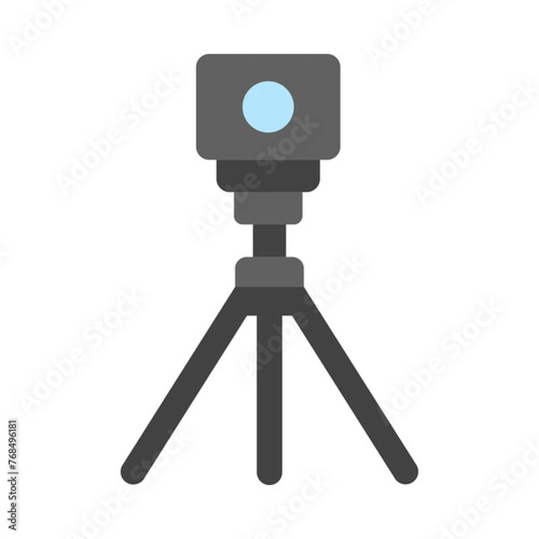 Fototapeta Speed Trap Vector Flat Icon