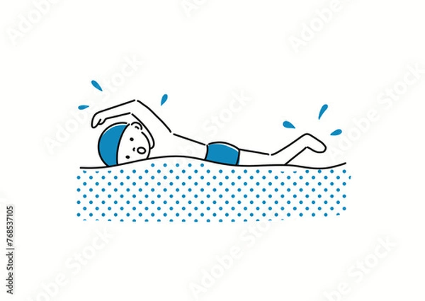 Obraz 水泳_男の子