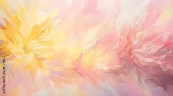 Obraz light soft pink blush floral abstract background