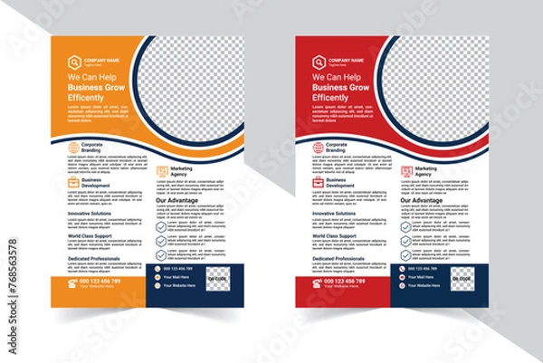 Obraz PROFESSIONAL CORPORATE BUSINESS FLYER DESIGN TEMPLATE