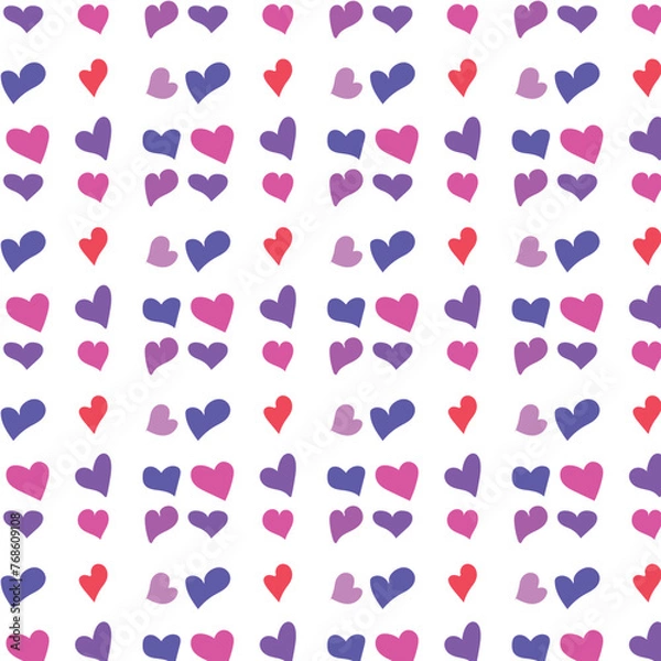 Obraz seamless pattern with hearts