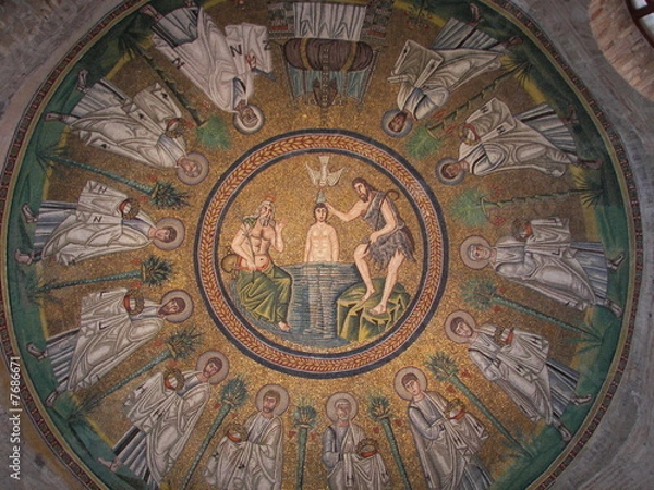 Obraz Il Battesimo nel Giordano